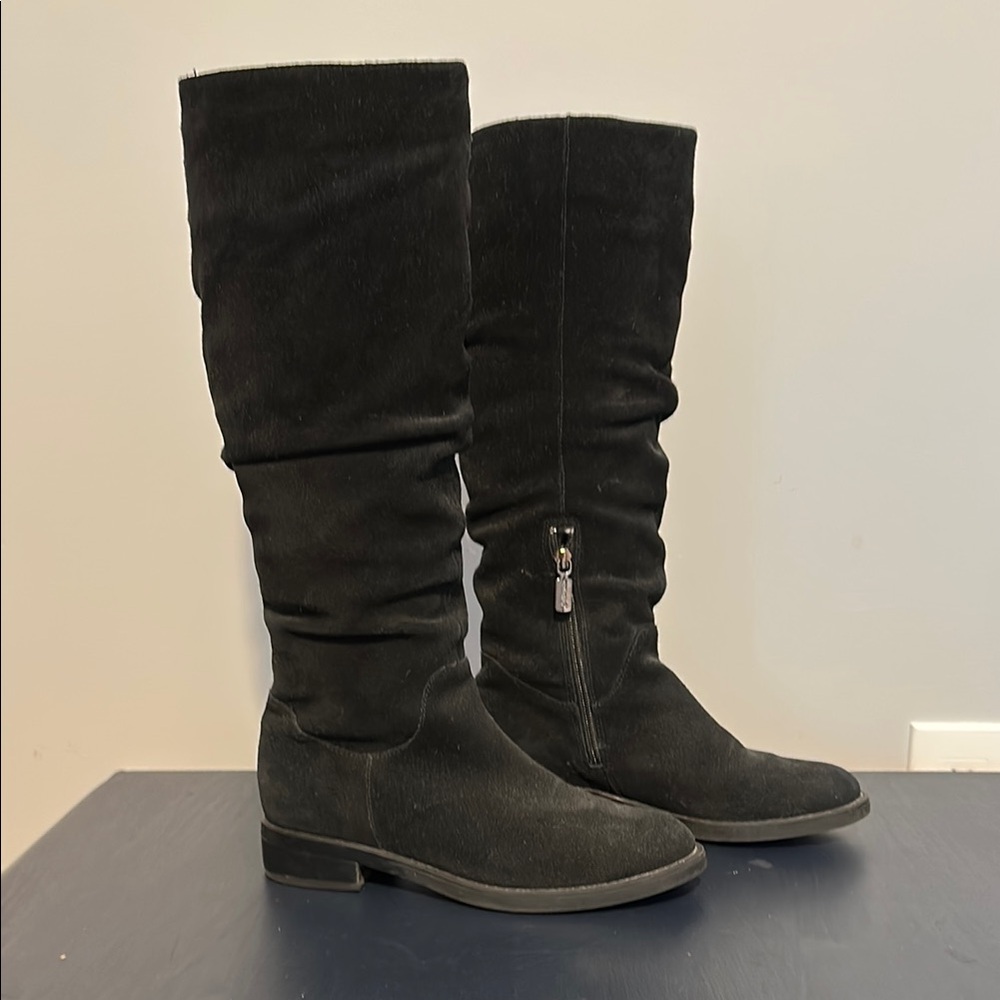 Blondo Waterproof Black Knee High Boots